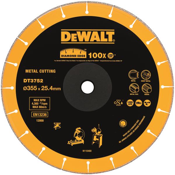 Immagine di DISCO DIAMANTATO PER TRONCATRICE PER METALLI D28710 / D28710 / D28715