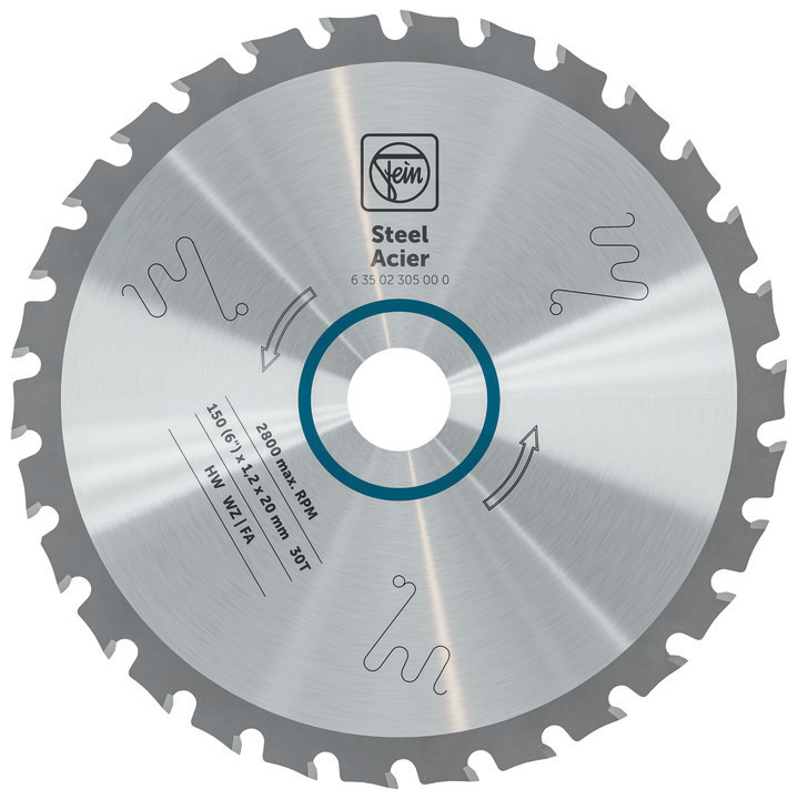 Immagine di Lama da taglio per sega circolare manuale per acciaio