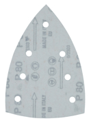 Immagine di Carta abrasiva certificata FSC attacco velcro DELTA 80x130mm, A80 - E-23438