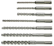 Immagine di Set punte T.C.T. Nemesis II SDS-PLUS compatibili, 7 pezzi - E-14928