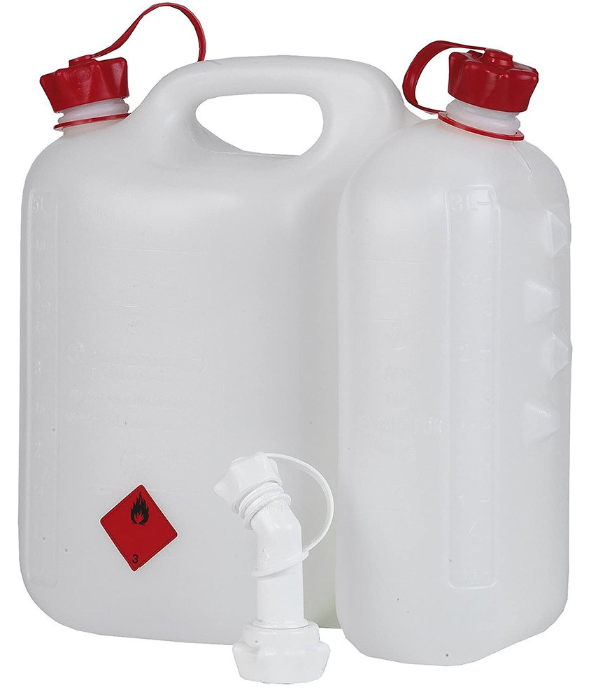 Immagine di Tanica combi, 5 L & 2,5 L, trasparente - 949000036