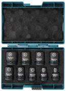 Immagine di Set 9 chiavi a bussola Impact Black - E-16564