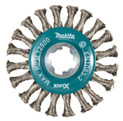 Immagine di Spazzola X-LOCK a ruota Ø 115mm filo inox intrecciato (full) - D-73352