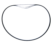 Immagine di Lama per legno, HCS, 13x0,5x1.140mm, 6TPI, 3pz - 792567-9