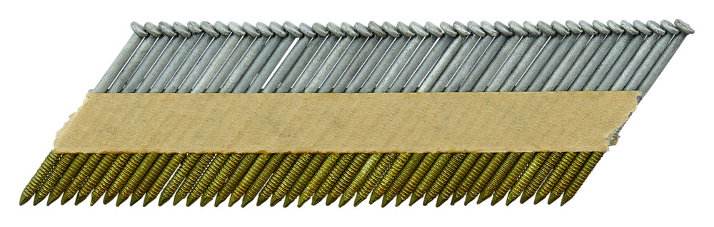 Immagine di Chiodo 34° con testa D (clipped-head) su striscia di carta - P-77089