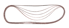Immagine di Sanding belt 6 x 533 mm, 150G, 5 pcs - P-43234