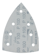 Immagine di Carta abrasiva certificata FSC attacco velcro DELTA 80x130mm, A100 - E-23444