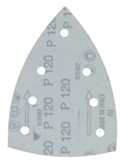 Immagine di Carta abrasiva certificata FSC attacco velcro DELTA 80x130mm, A120 - E-23450