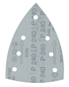 Immagine di Carta abrasiva certificata FSC attacco velcro DELTA 80x130mm, A240 - E-23488