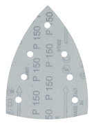 Immagine di Carta abrasiva certificata FSC attacco velcro DELTA 80x130mm, A150 - E-23466