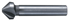 Immagine di Svasatore 90°, HSS, 20,5mm, 3 taglienti - D-37487