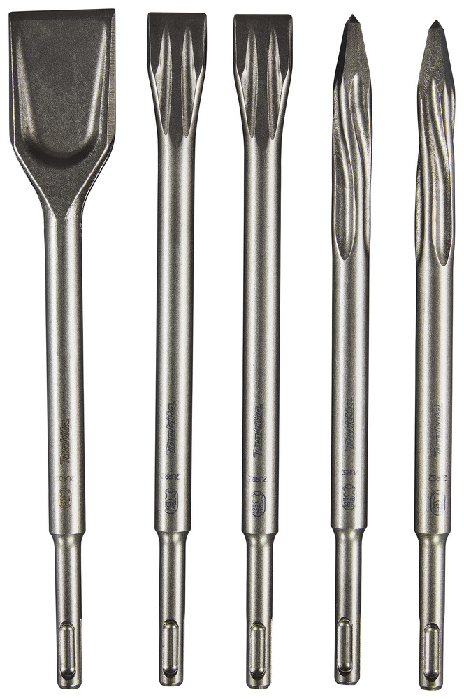 Immagine di Set 5 scalpelli SDS-Plus compatibili - E-13188