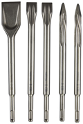 Immagine di Set 5 scalpelli SDS-Plus compatibili - E-13188