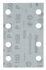 Immagine di Carta abrasiva certificata FSC attacco velcro 80x130mm, A150 - E-23547