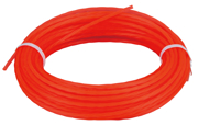 Immagine di Four-Leaf Clover-Like Nylon Cord 2,4 mm x 15 m, Orange - 198501-1
