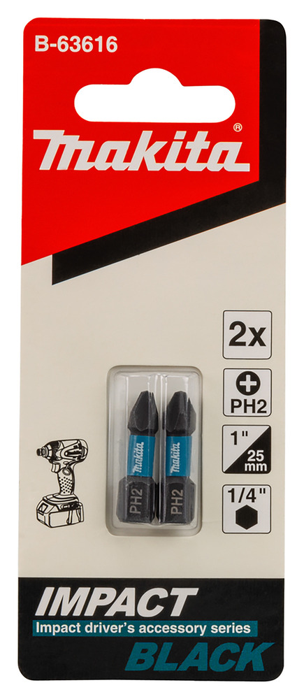 Immagine di Inserto 25mm Impact Black - PH2 - B-63616