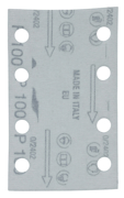 Immagine di Carta abrasiva certificata FSC attacco velcro 80x130mm, A100 - E-23525