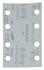 Immagine di Carta abrasiva certificata FSC attacco velcro 80x130mm, A100 - E-23525