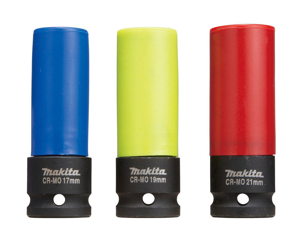 Immagine di Set di 3 chiavi a bussola per ruote in custodia di cordura - E-12354