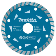 Immagine di Disco diamantato Turbo, 115x22,23mm, a secco - D-41626