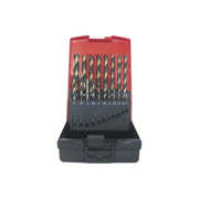 Immagine di Kit punte HSS Cobalto (5%) per metallo 1-10mm 19pz - P-73710
