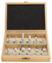 Immagine di Set frese da legno 12 pezzi (codolo 6mm) - D-57065